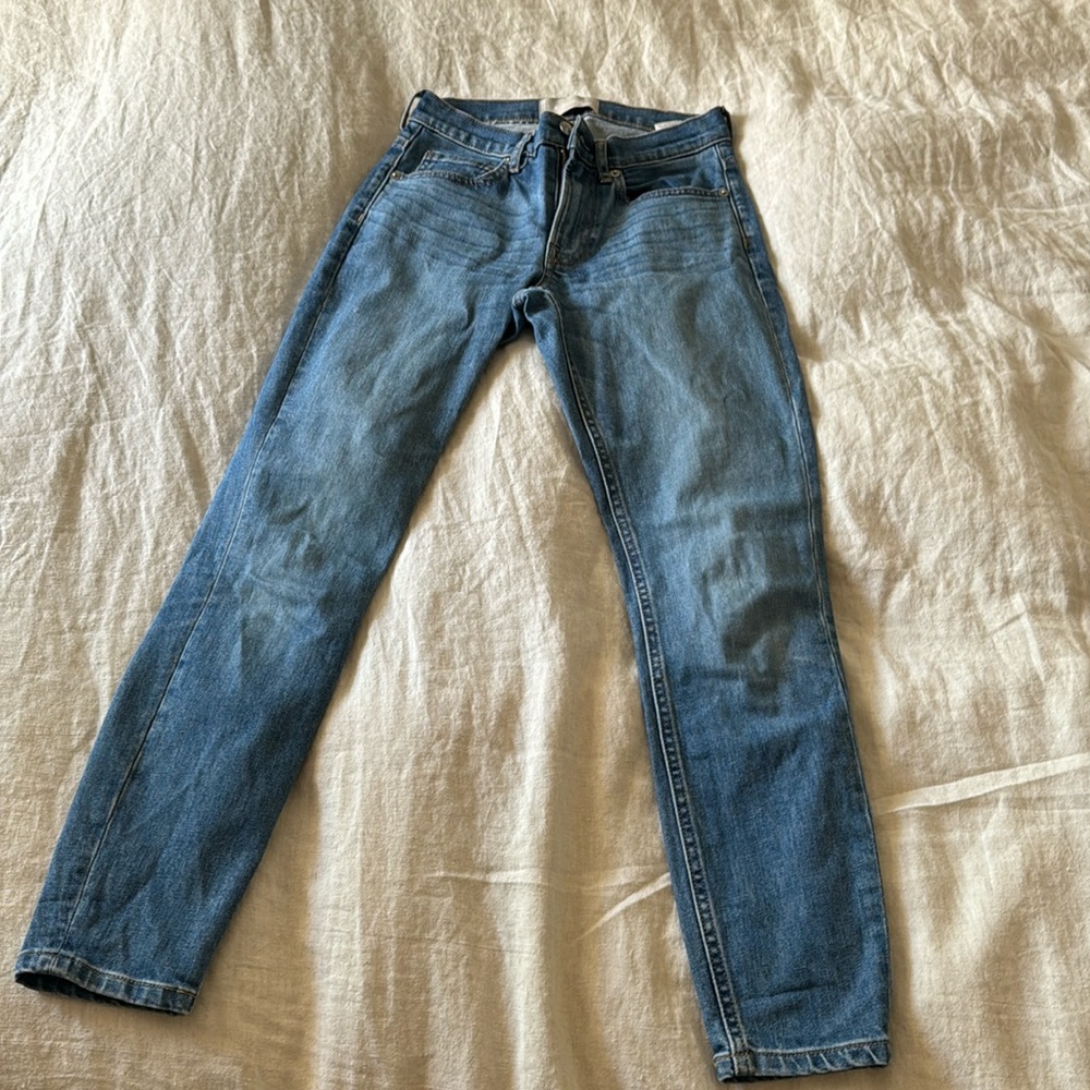 Everlane light Jean, ankle cut, mid rise, size 24
